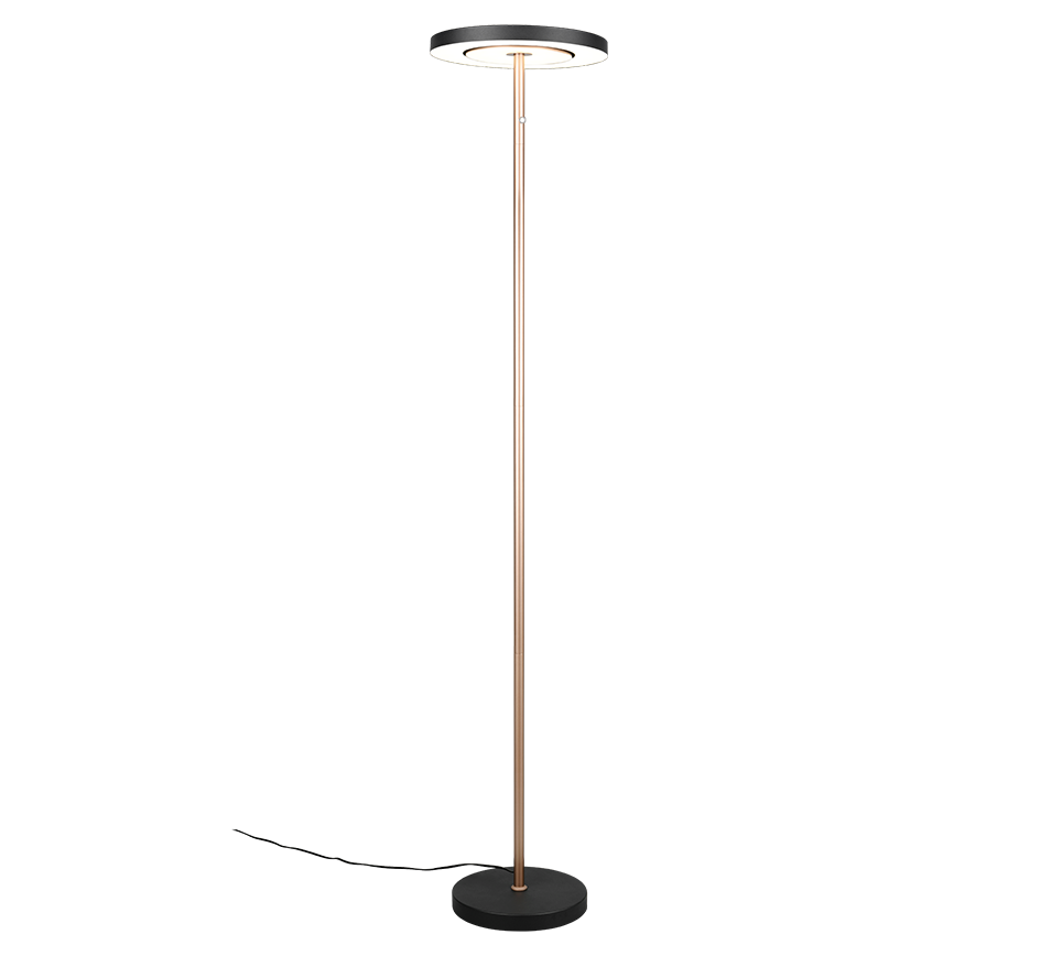 GUANO | Floor lamp | Coffee | Metal