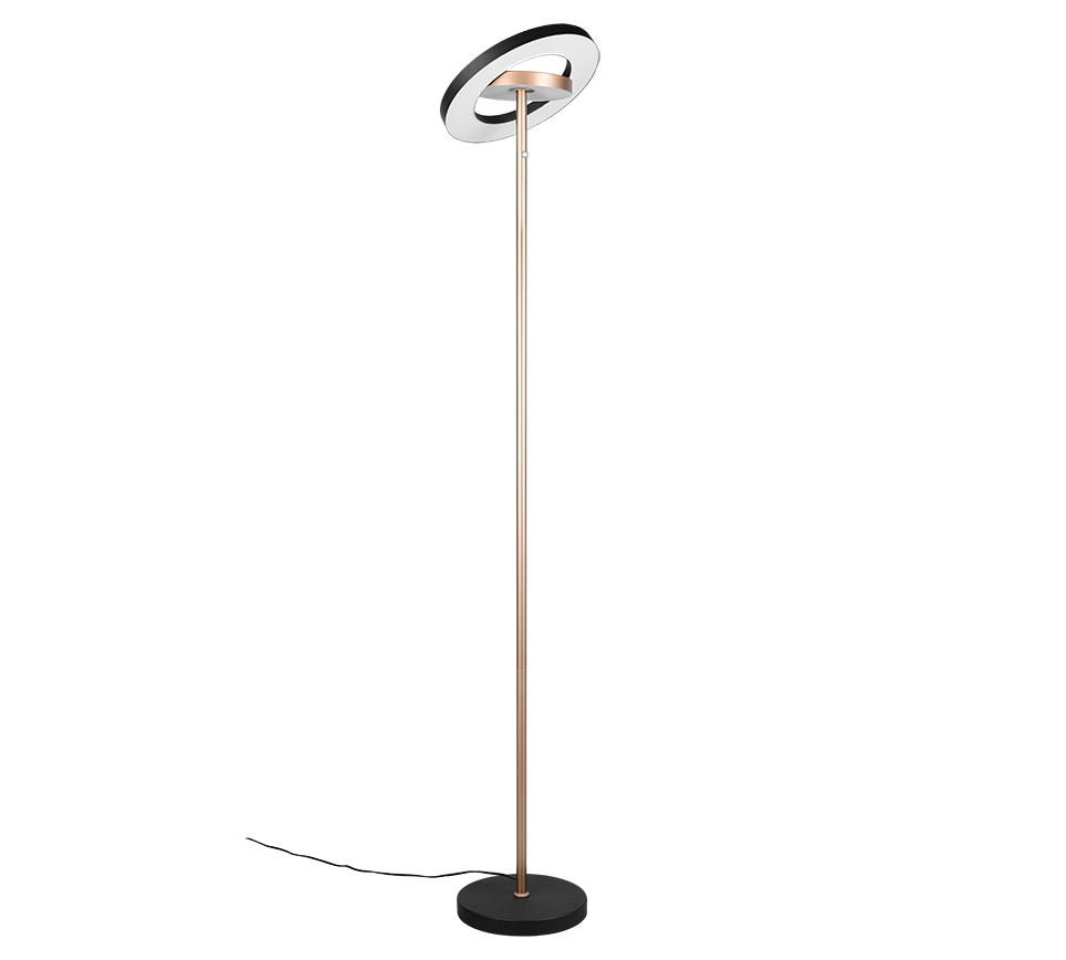 GUANO | Floor lamp | Coffee | Metal
