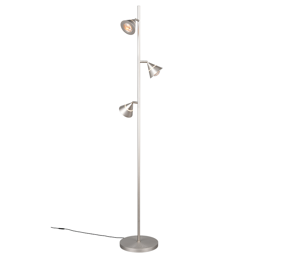 ROMEO | Floor lamp | Nickel mat | Metal