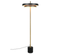 KEATON | Floor lamp | Schwarz-Gold | Metal