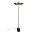 KEATON | Floor lamp | Schwarz-Gold | Metal