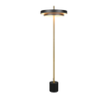 KEATON | Floor lamp | Schwarz-Gold | Metal