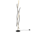 BLAZE | Floor lamp | Brass mat | Metal