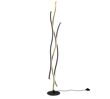 BLAZE | Floor lamp | Brass mat | Metal