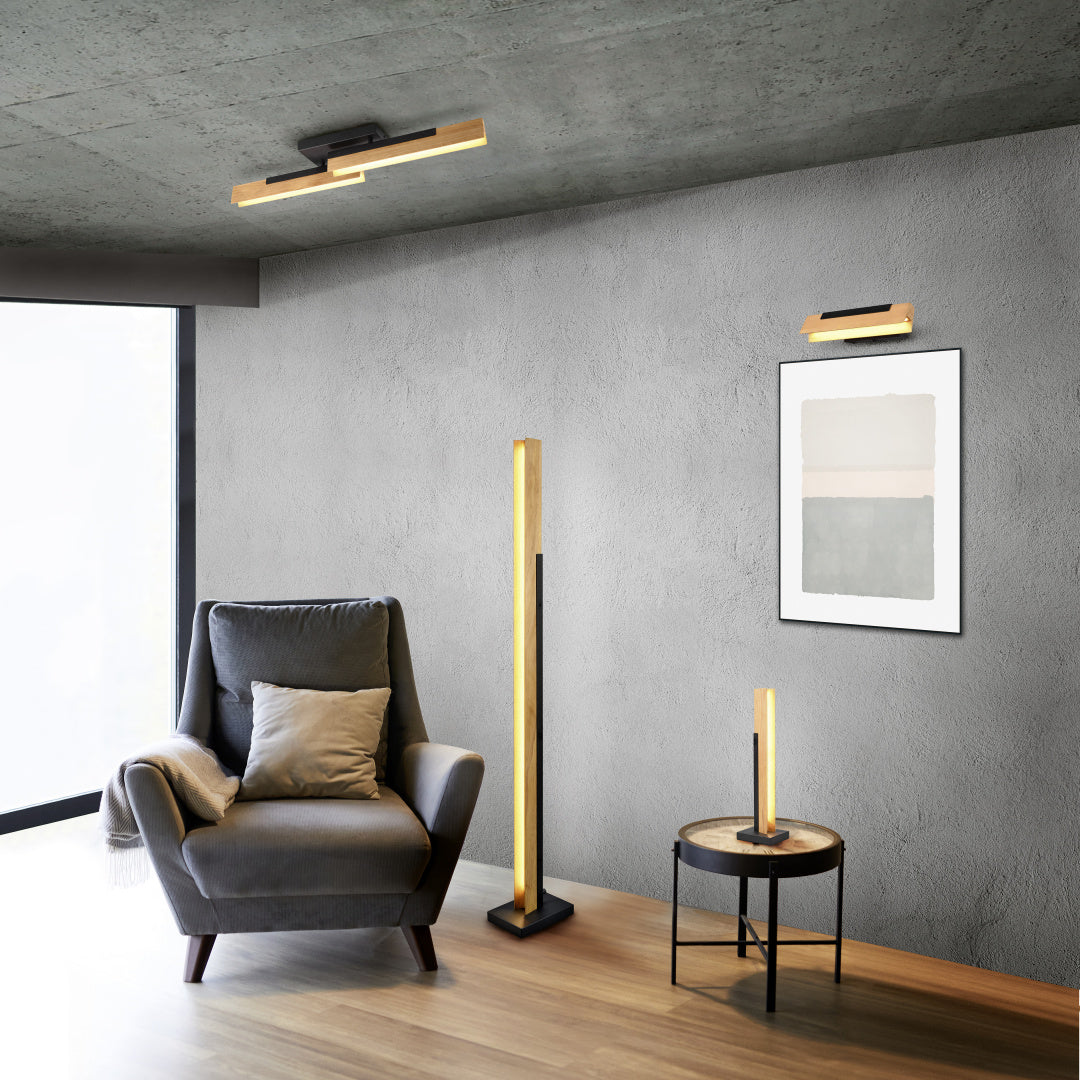 KERALA | Floor lamp | Black mat | Metal