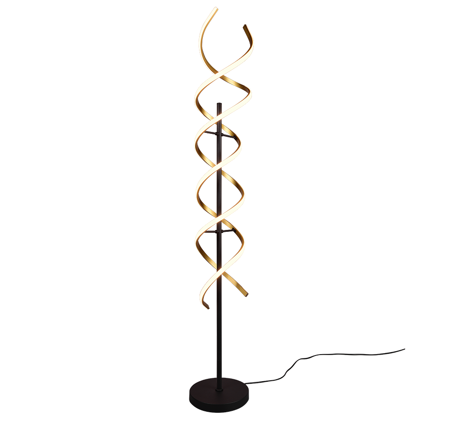 SEQUENCE | Floor lamp | Brass mat | Aluminium