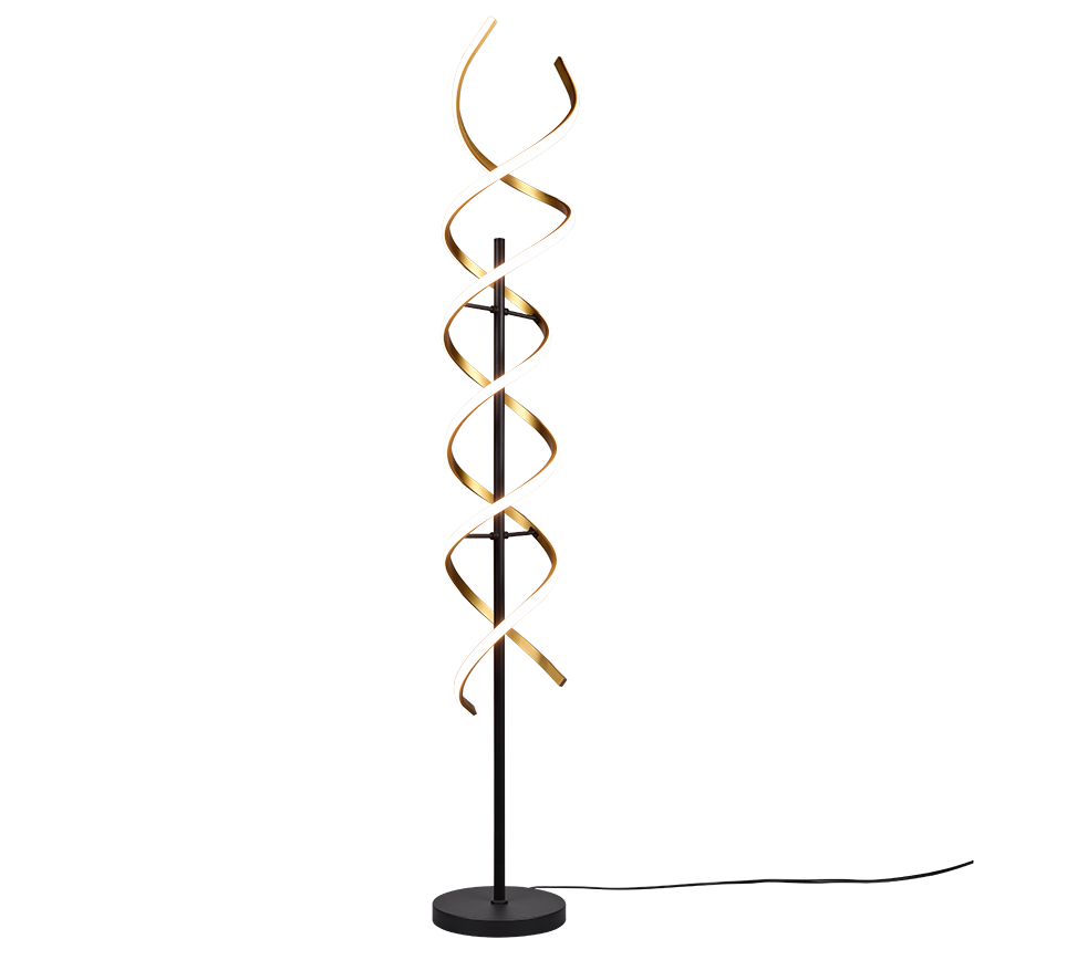 SEQUENCE | Floor lamp | Brass mat | Aluminium
