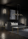 SEQUENCE | Floor lamp | Brass mat | Aluminium