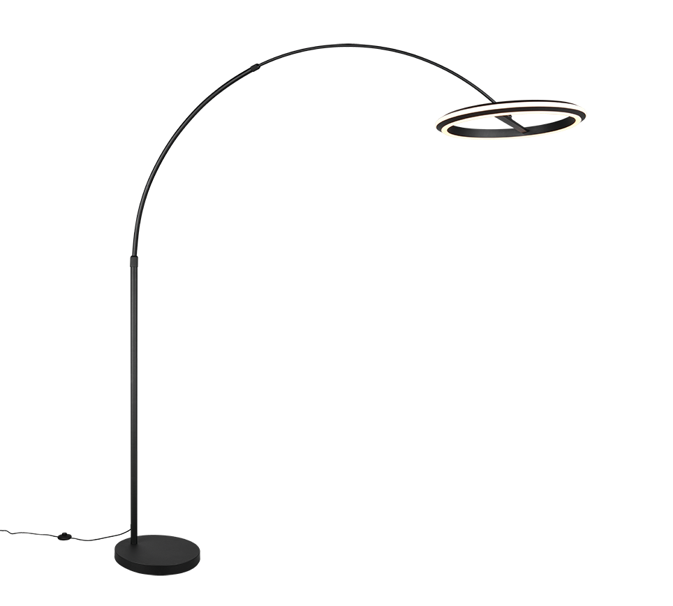 AMADOR | Floor lamp | Black mat | Metal