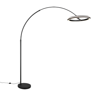 AMADOR | Floor lamp | Black mat | Metal