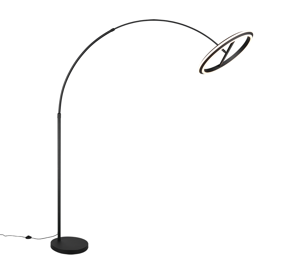 AMADOR | Floor lamp | Black mat | Metal