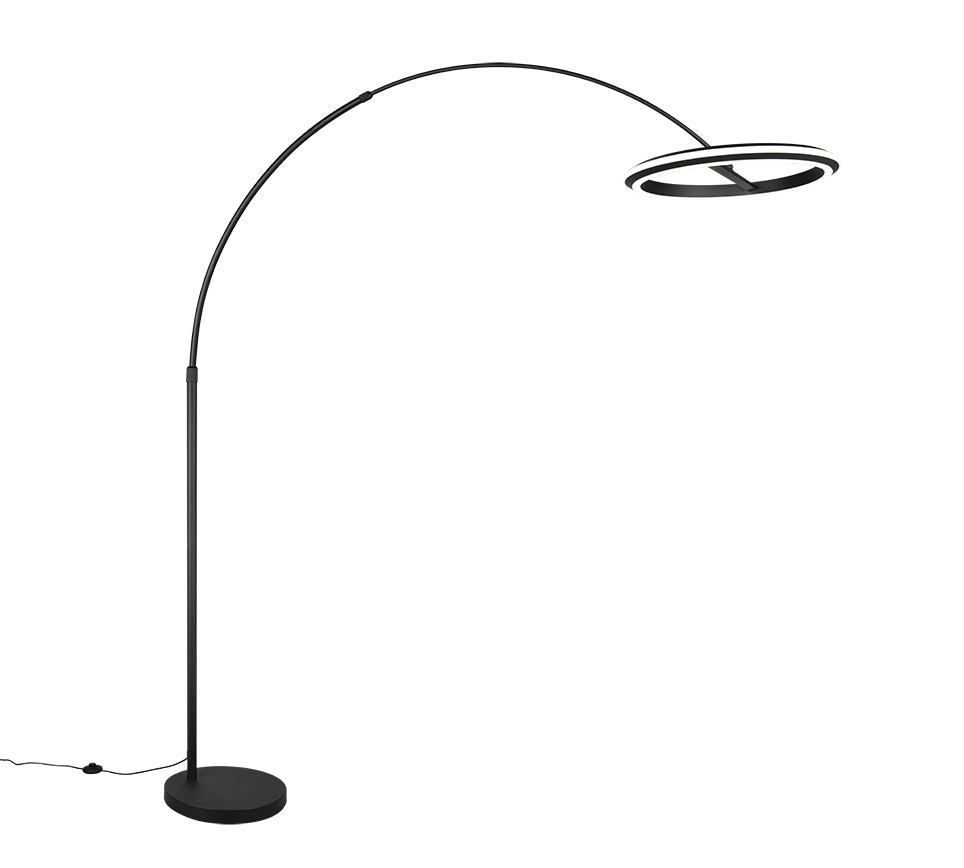 AMADOR | Floor lamp | Black mat | Metal