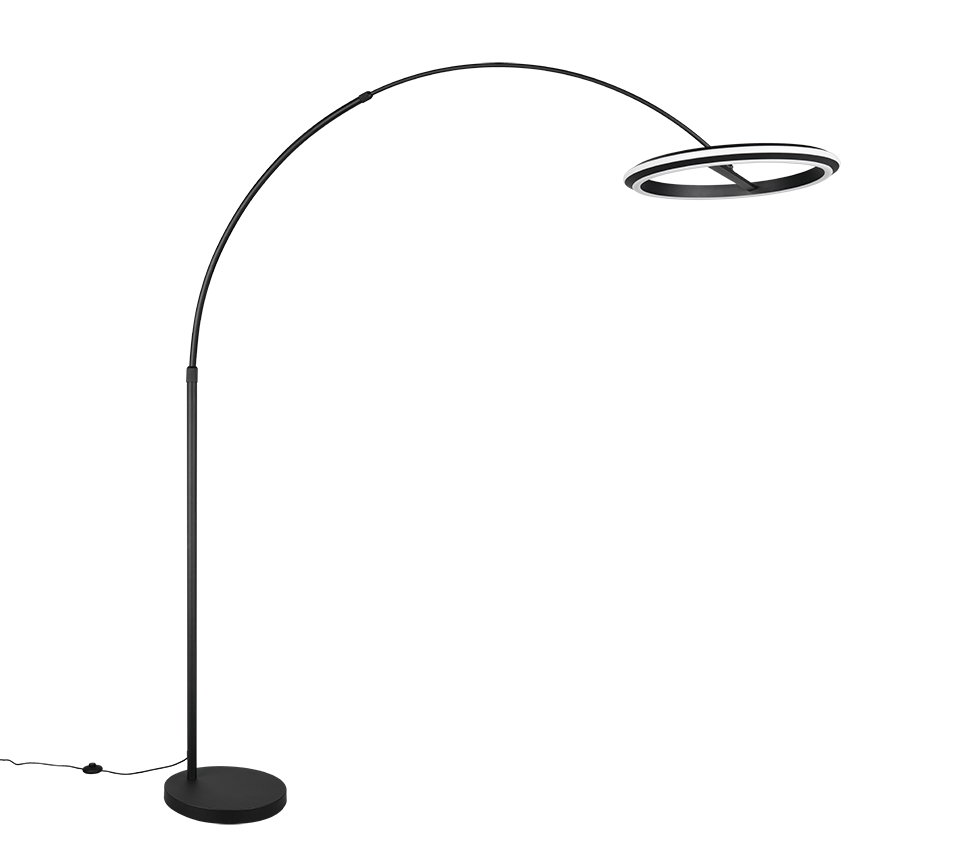 AMADOR | Floor lamp | Black mat | Metal