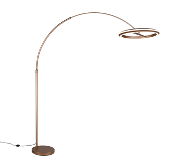 AMADOR | Floor lamp | Coffee | Metal