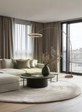 AMADOR | Floor lamp | Coffee | Metal