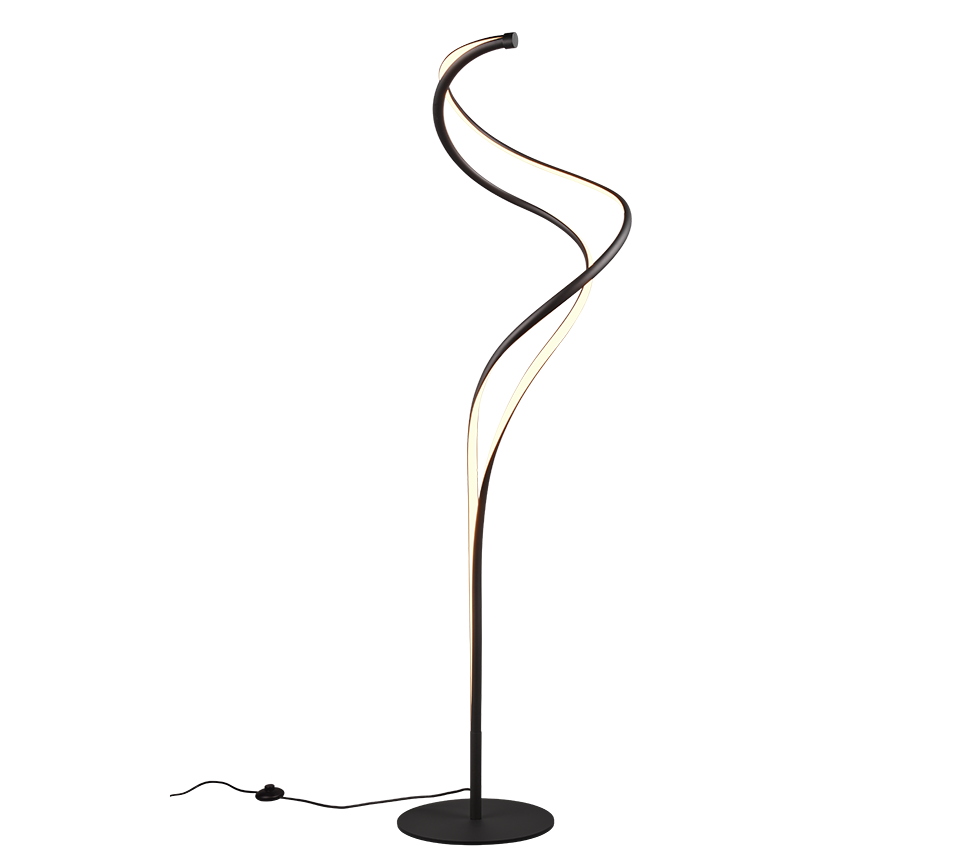 NALA | Floor lamp | Black mat | Metal