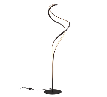NALA | Floor lamp | Black mat | Metal
