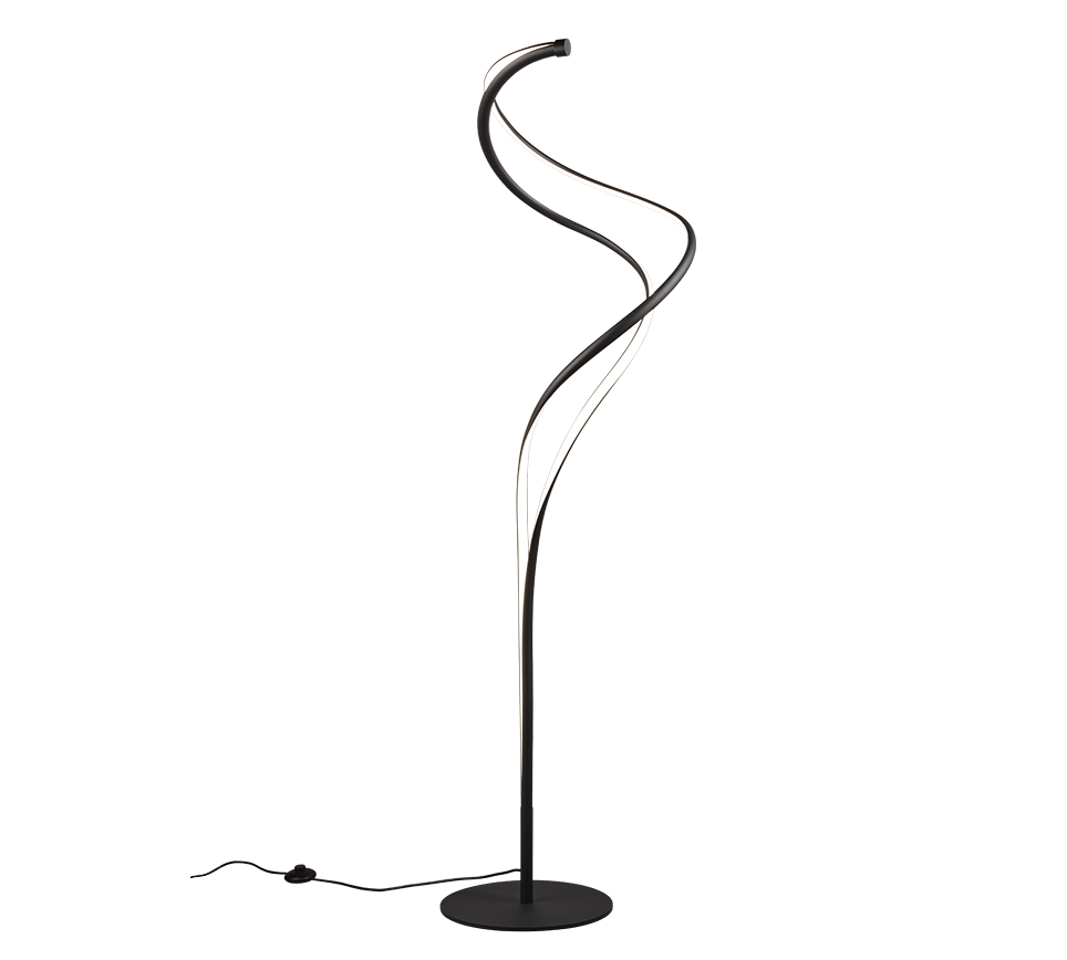 NALA | Floor lamp | Black mat | Metal