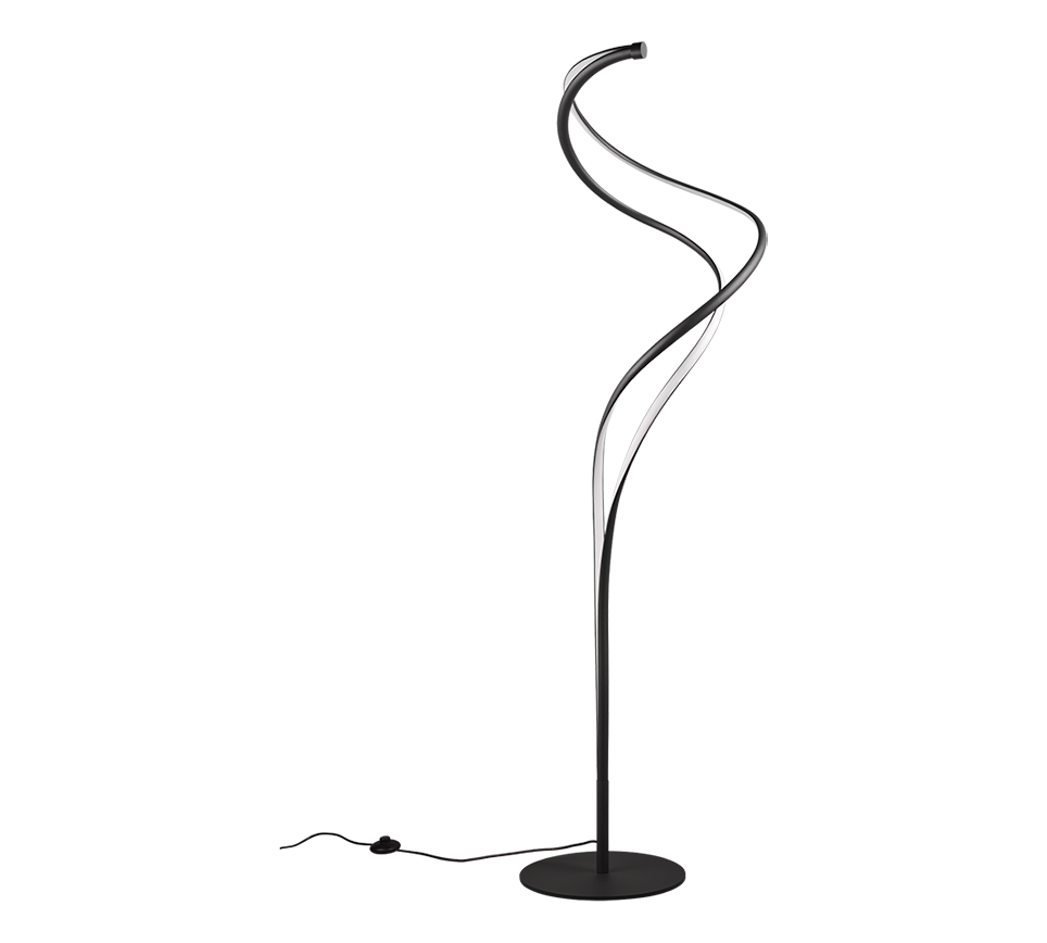 NALA | Floor lamp | Black mat | Metal