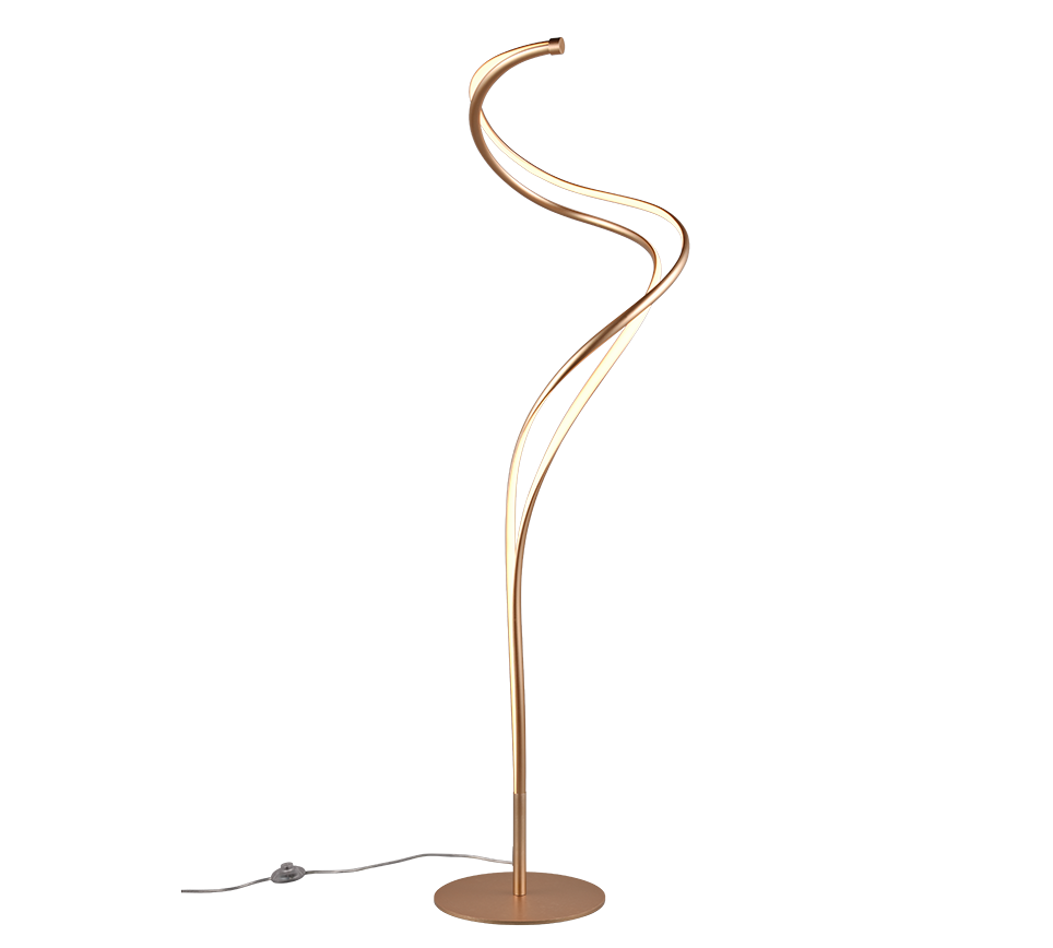 NALA | Floor lamp | Gold | Metal
