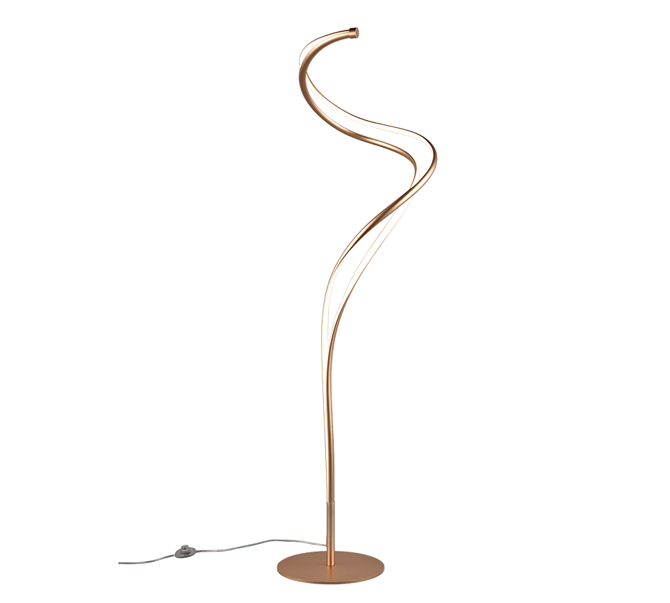 NALA | Floor lamp | Gold | Metal