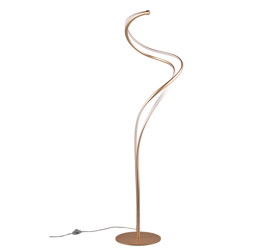 NALA | Floor lamp | Gold | Metal