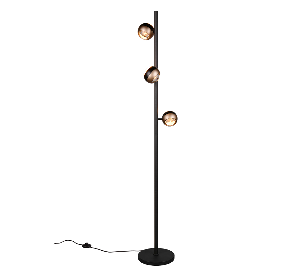ORBIT | Floor lamp | Black mat | Metal