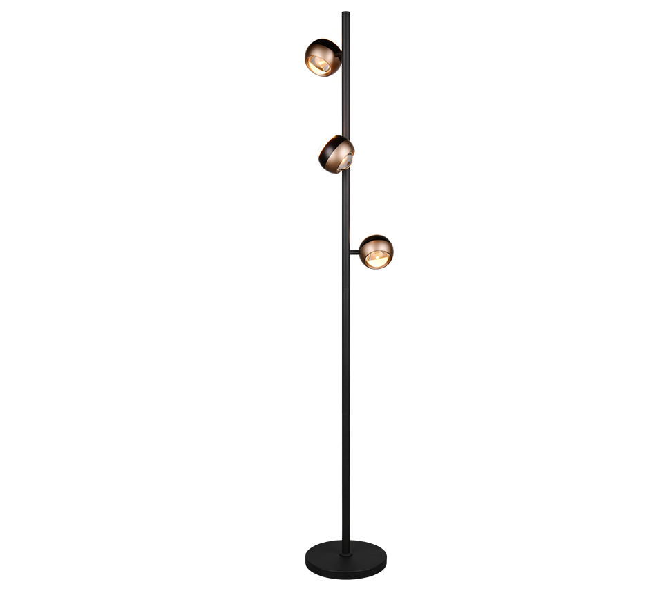 ORBIT | Floor lamp | Black mat | Metal
