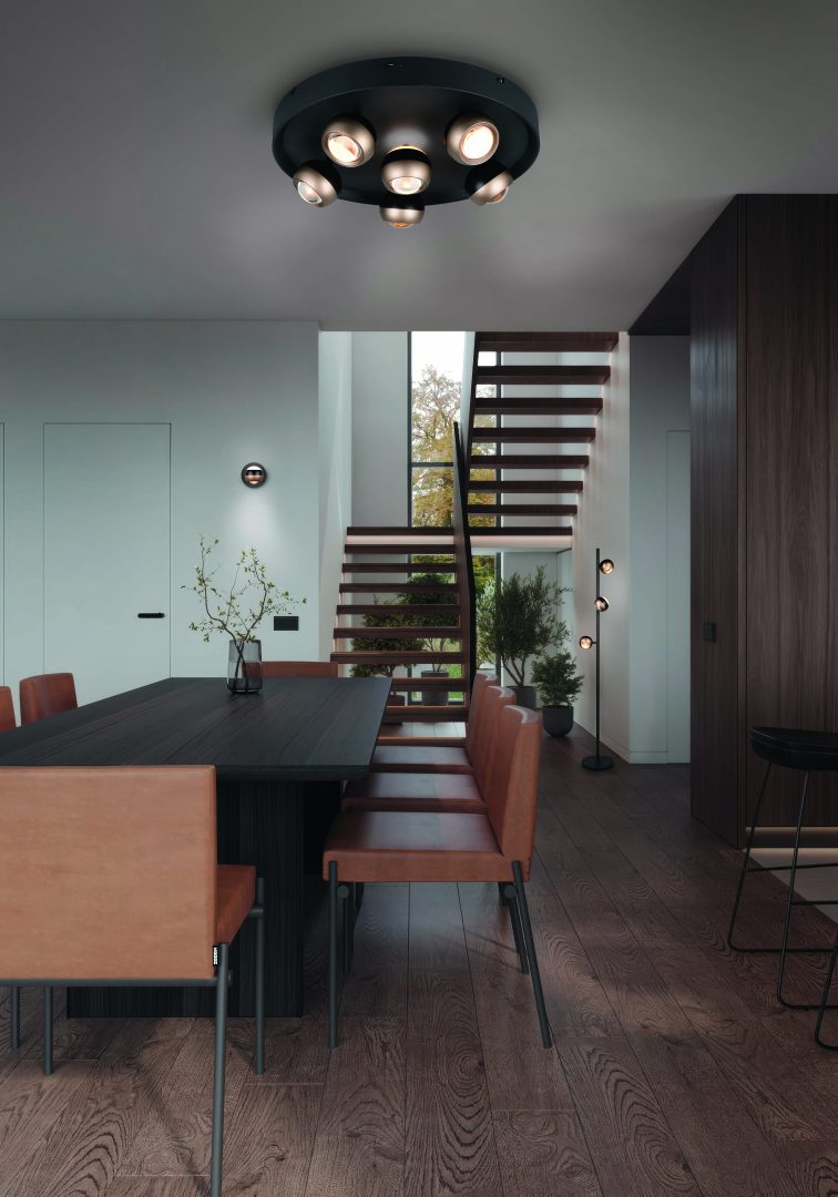 ORBIT | Floor lamp | Black mat | Metal