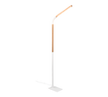 NORRIS | Floor lamp | White mat | Metal
