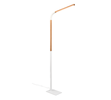 NORRIS | Floor lamp | White mat | Metal