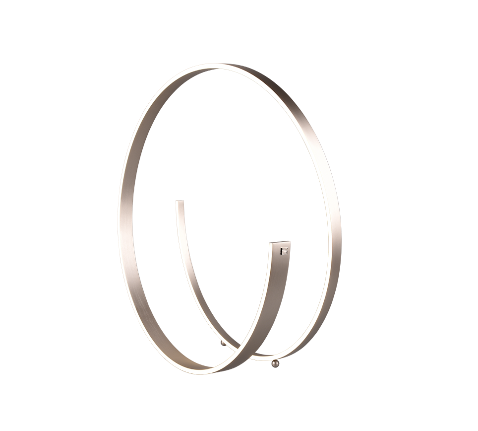 CINARDI | Floor lamp | Nickel mat | Metal