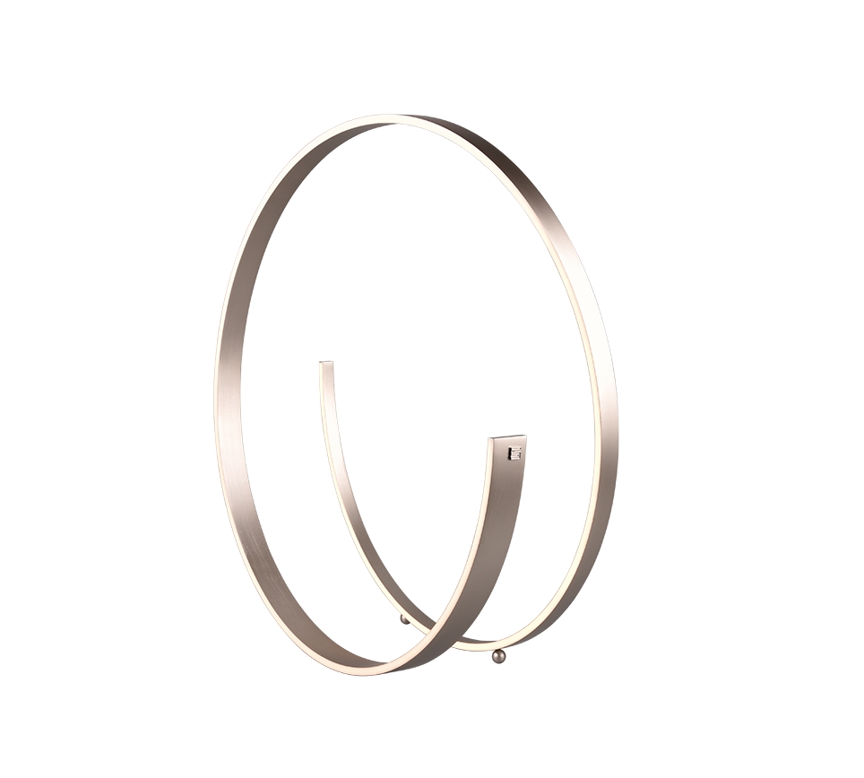 CINARDI | Floor lamp | Nickel mat | Metal