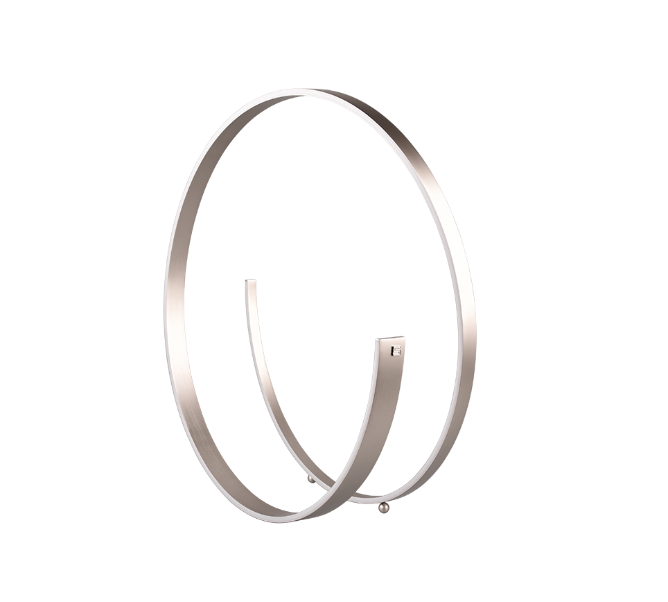 CINARDI | Floor lamp | Nickel mat | Metal