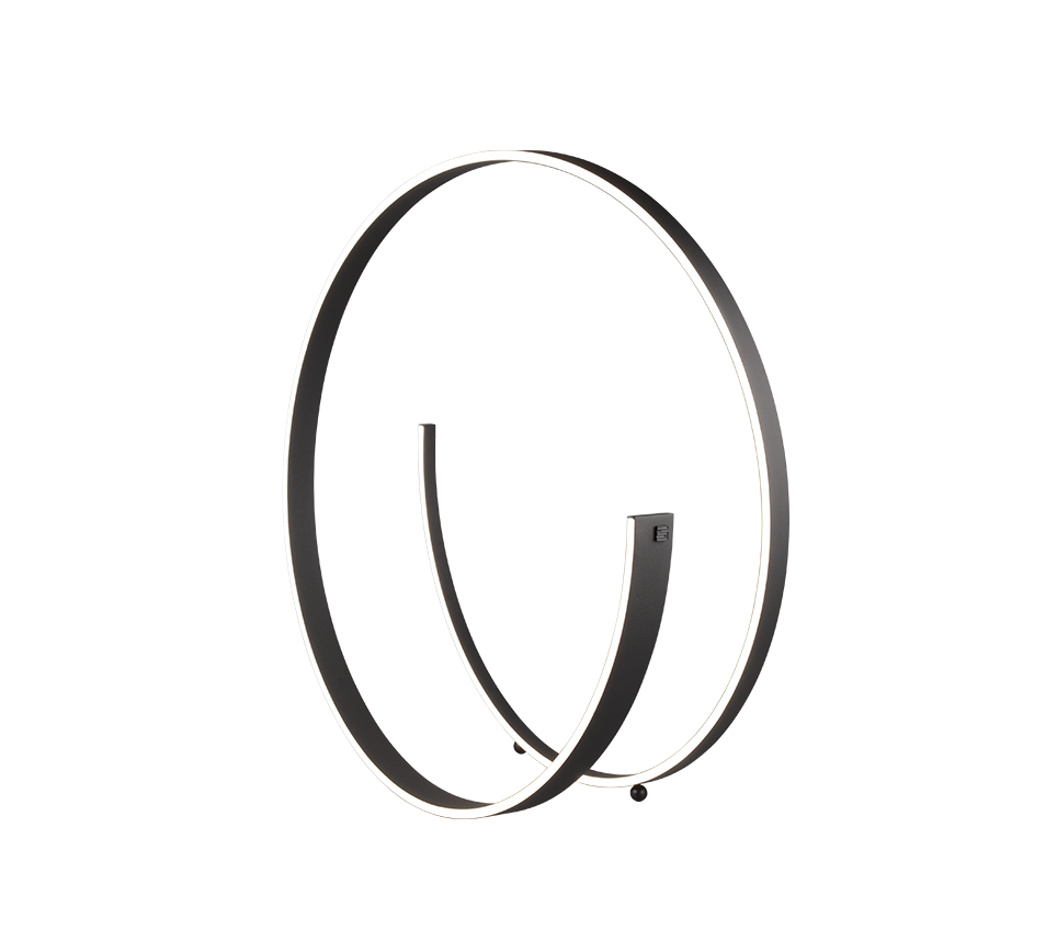 CINARDI | Floor lamp | Black mat | Metal