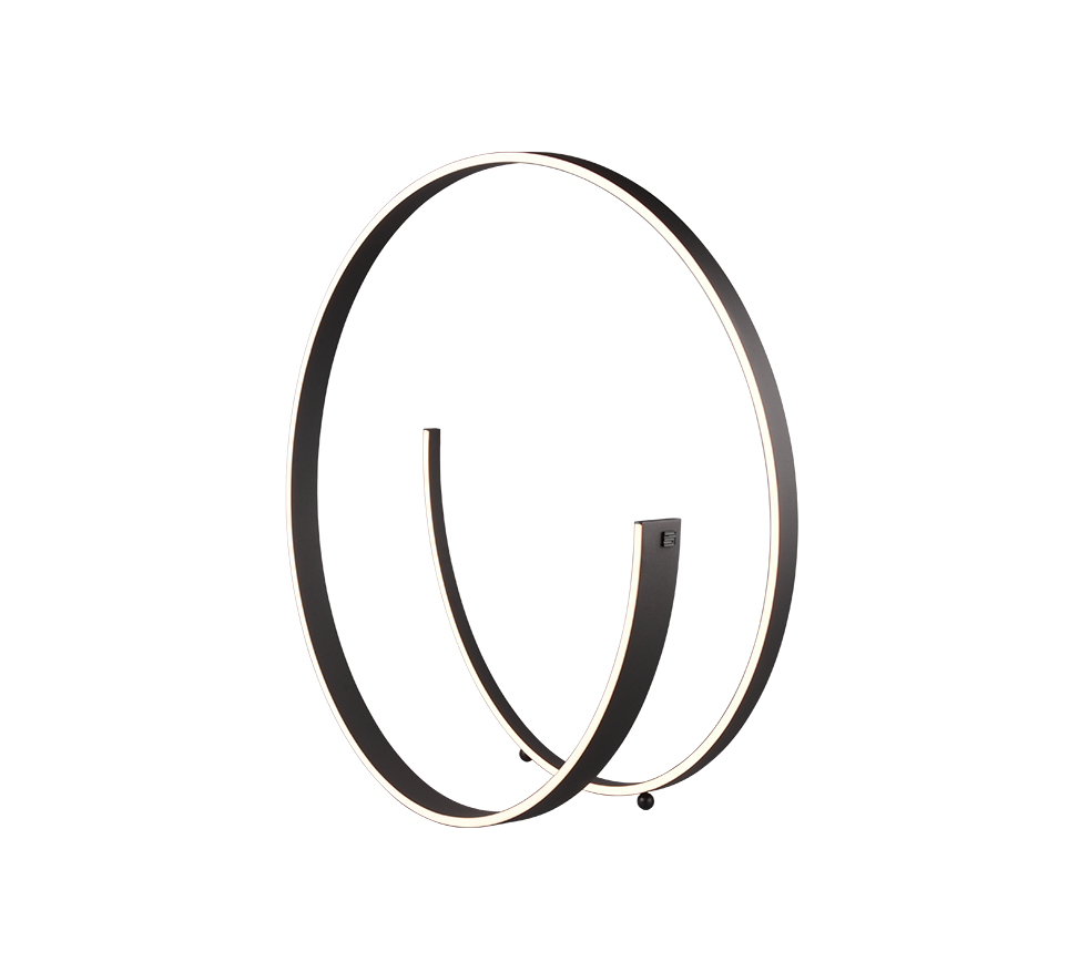 CINARDI | Floor lamp | Black mat | Metal