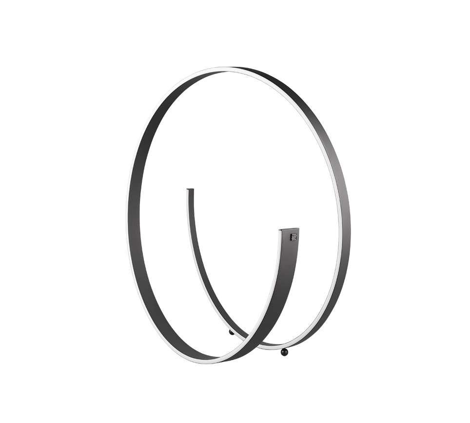 CINARDI | Floor lamp | Black mat | Metal