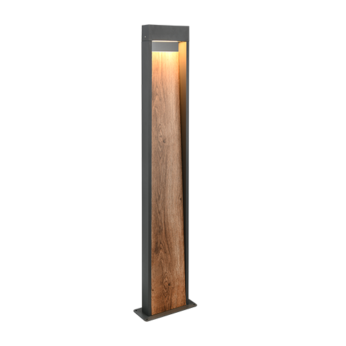 SALMON | Pole | Wood imitation | Diecast aluminium