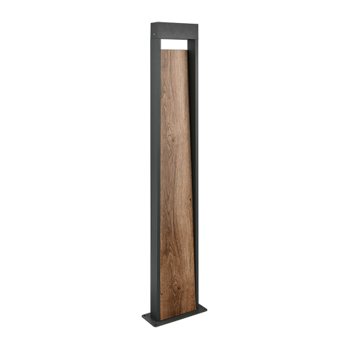 SALMON | Pole | Wood imitation | Diecast aluminium