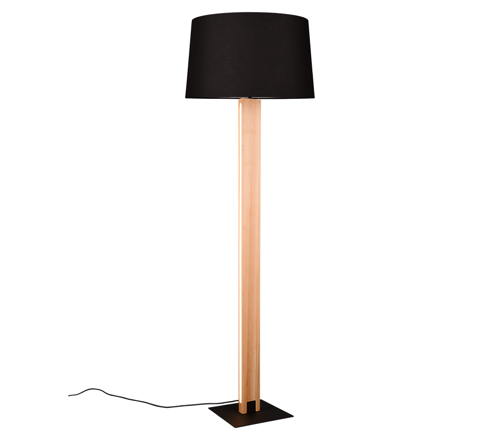 RAHUL | Floor lamp | Black mat | Metal