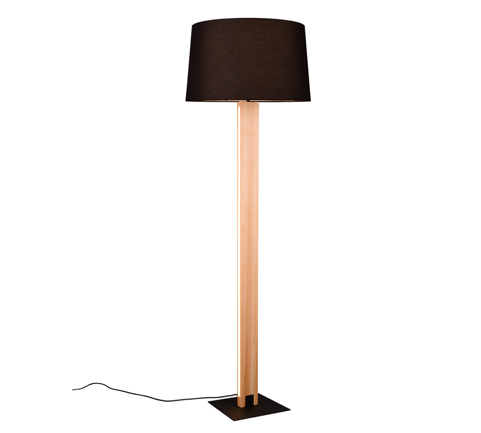 RAHUL | Floor lamp | Black mat | Metal