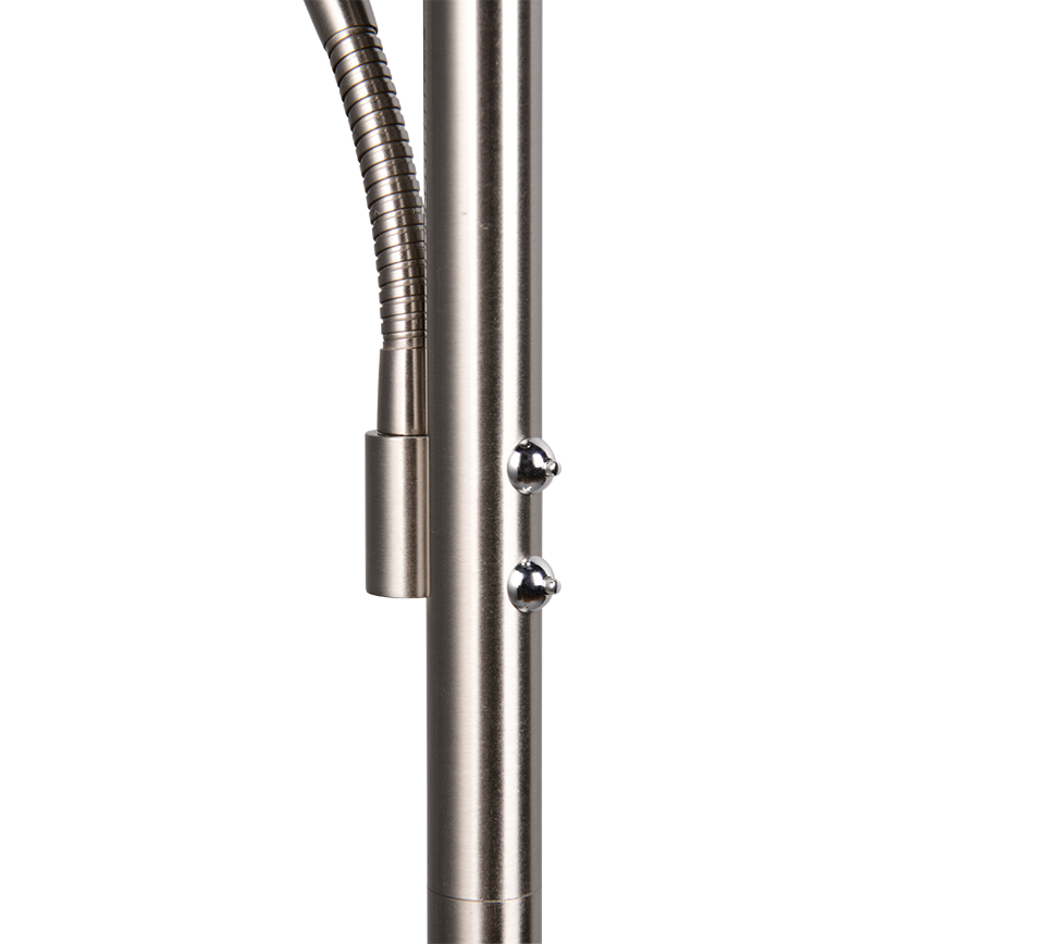 WILLIS | Floor lamp | Nickel mat | Metal