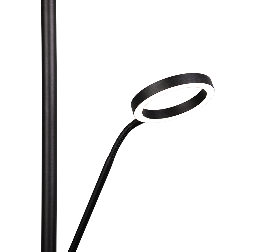 WILLIS | Floor lamp | Black mat | Metal