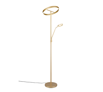 WILLIS | Floor lamp | Gold | Metal