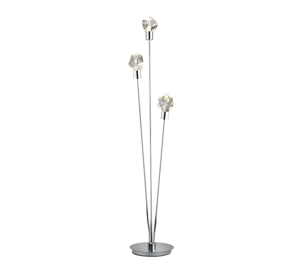 VERANO | Floor lamp | Chrome | Metal
