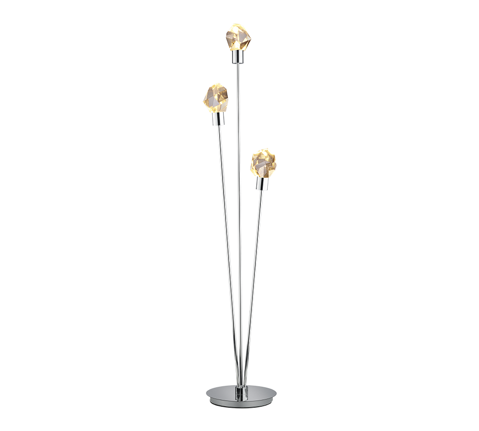 VERANO | Floor lamp | Chrome | Metal