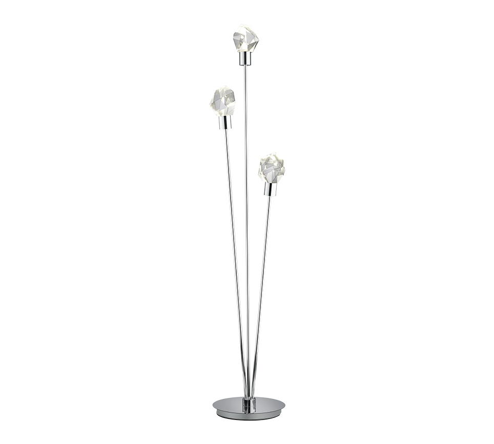 VERANO | Floor lamp | Chrome | Metal