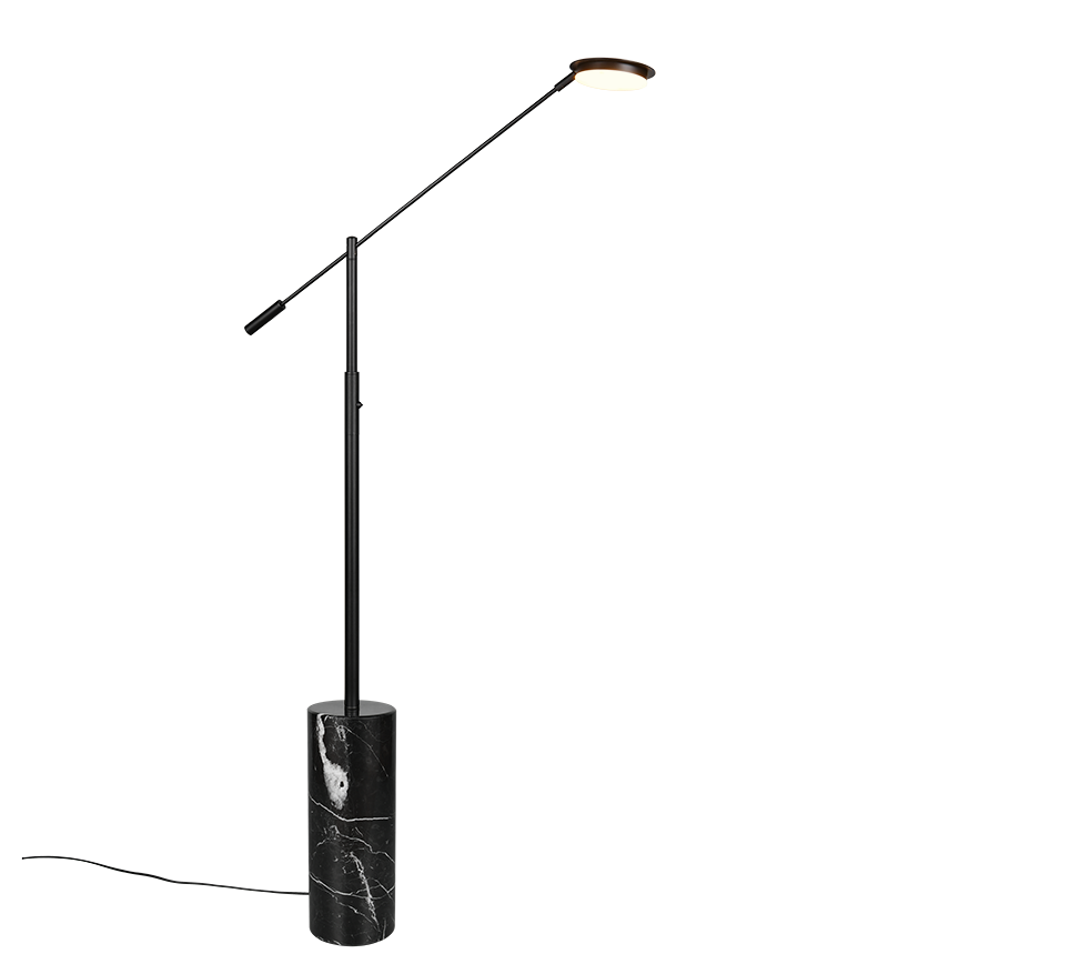 FIORE | Floor lamp | Black mat | Metal