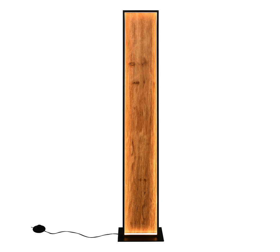 KALEA | Floor lamp | Wood coloured | Natural wood