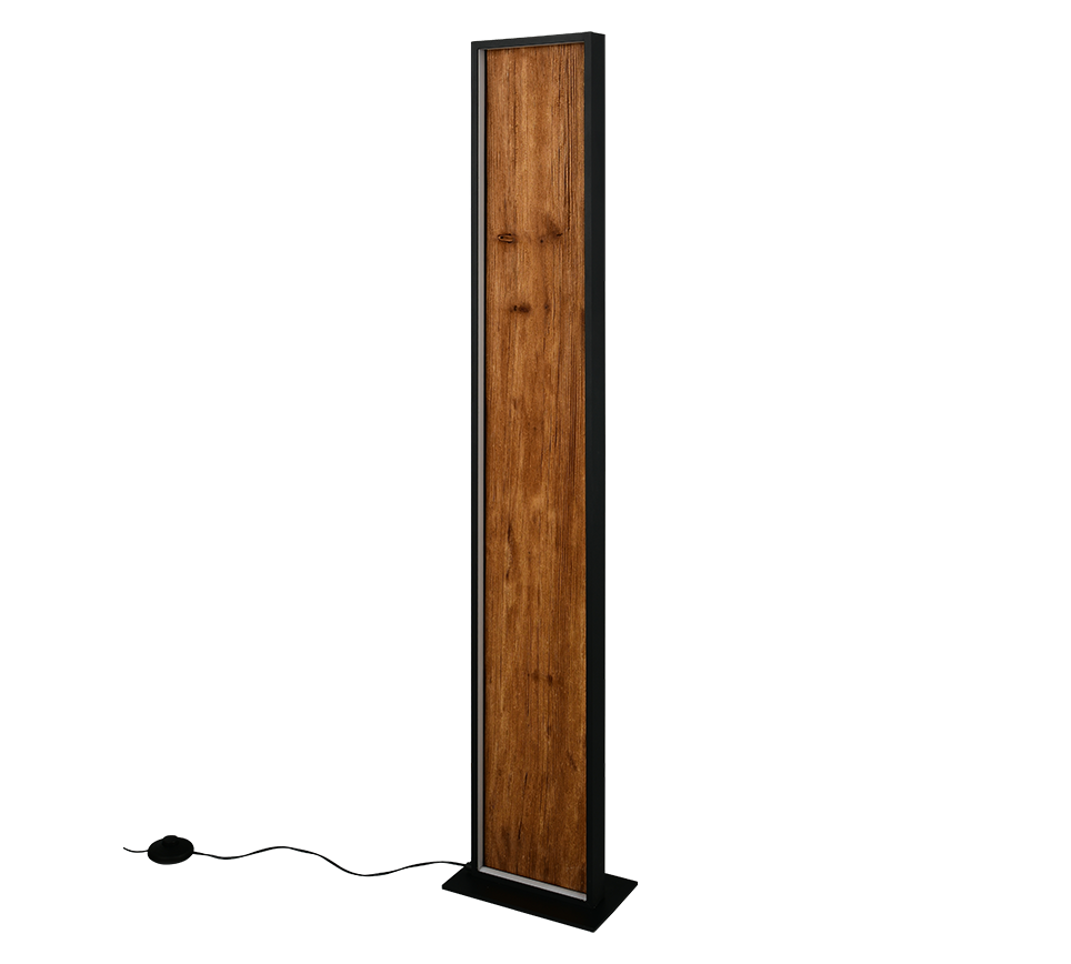 KALEA | Floor lamp | Wood coloured | Natural wood